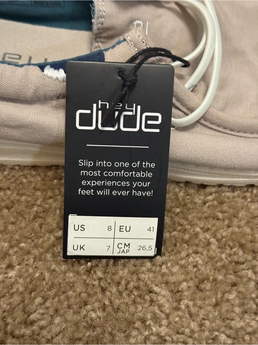 Hey Dude Lightweight Canvas Slip-On Sneakers in Light Beige